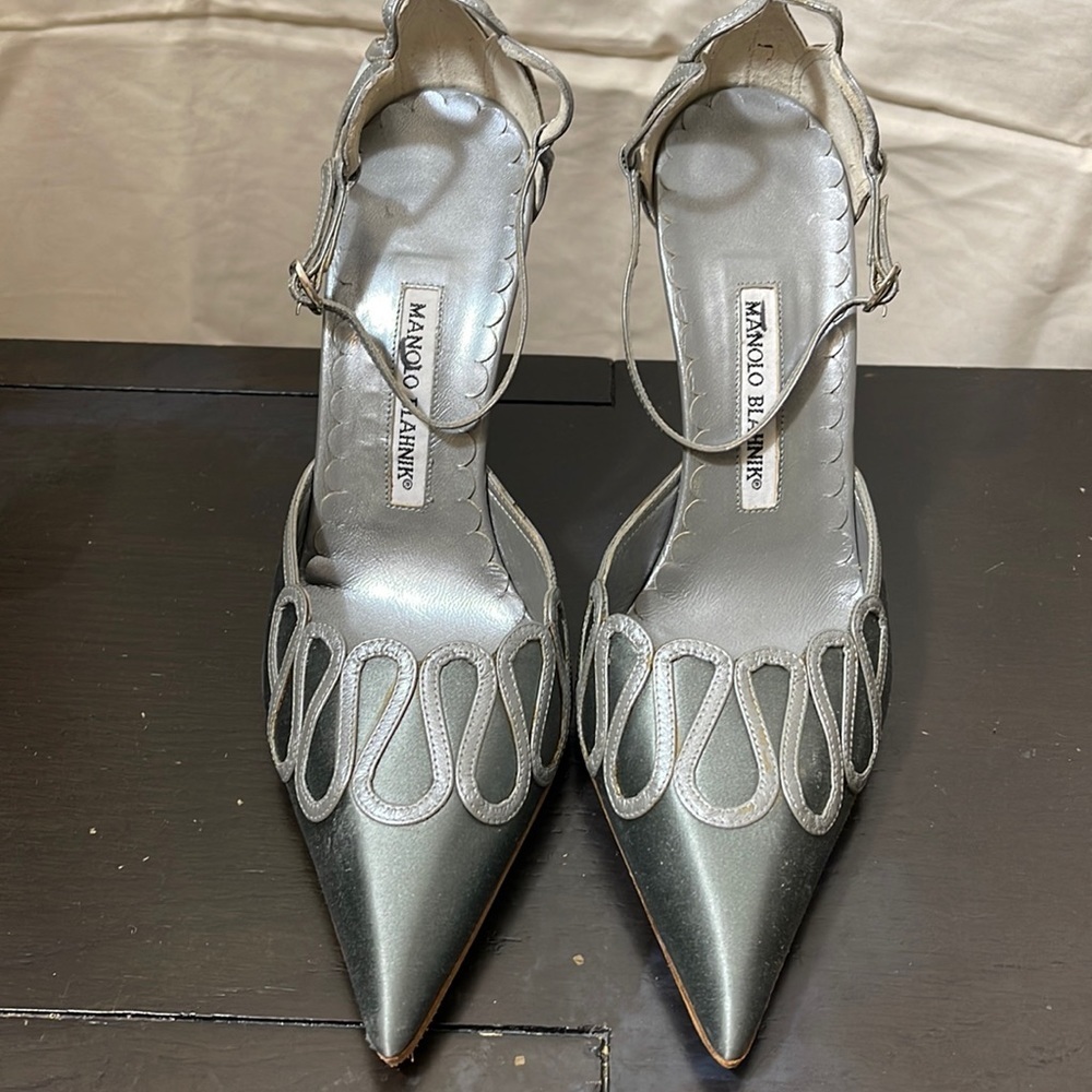 Aquamarine Size 39 Manholo Blahnik